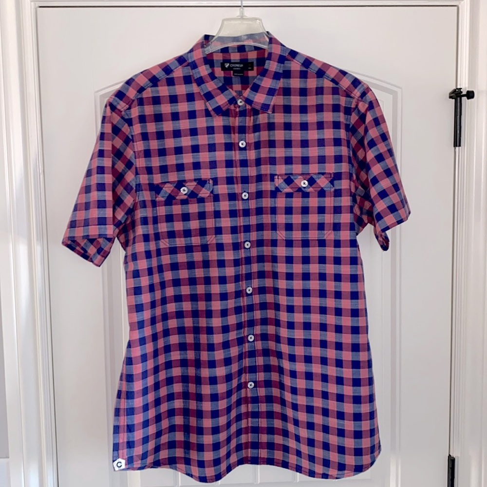 Daniel Cremieux short sleeve button down shirt size XL